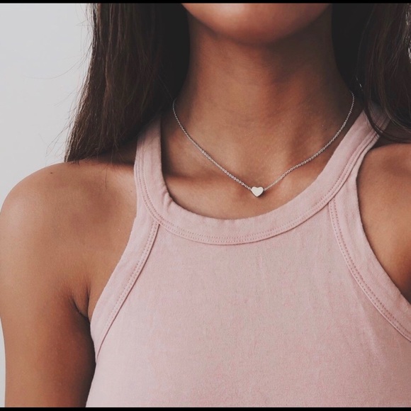 Jewelry - Silver Dainty Heart Necklace
